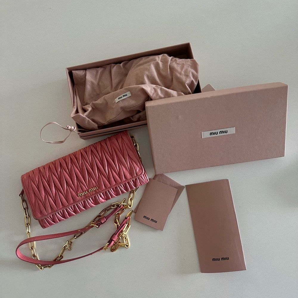 Authentic Miu Miu wallet purse